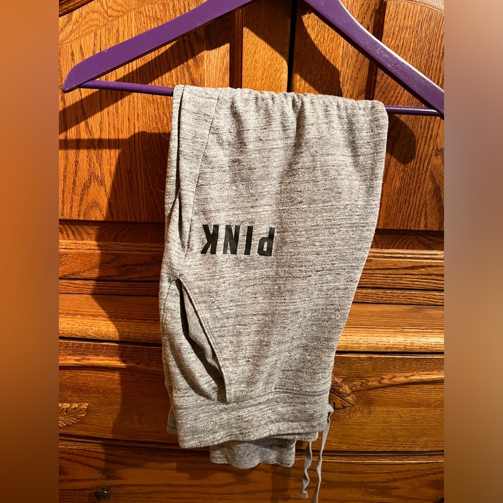 PINK Victoria Secret grey joggers